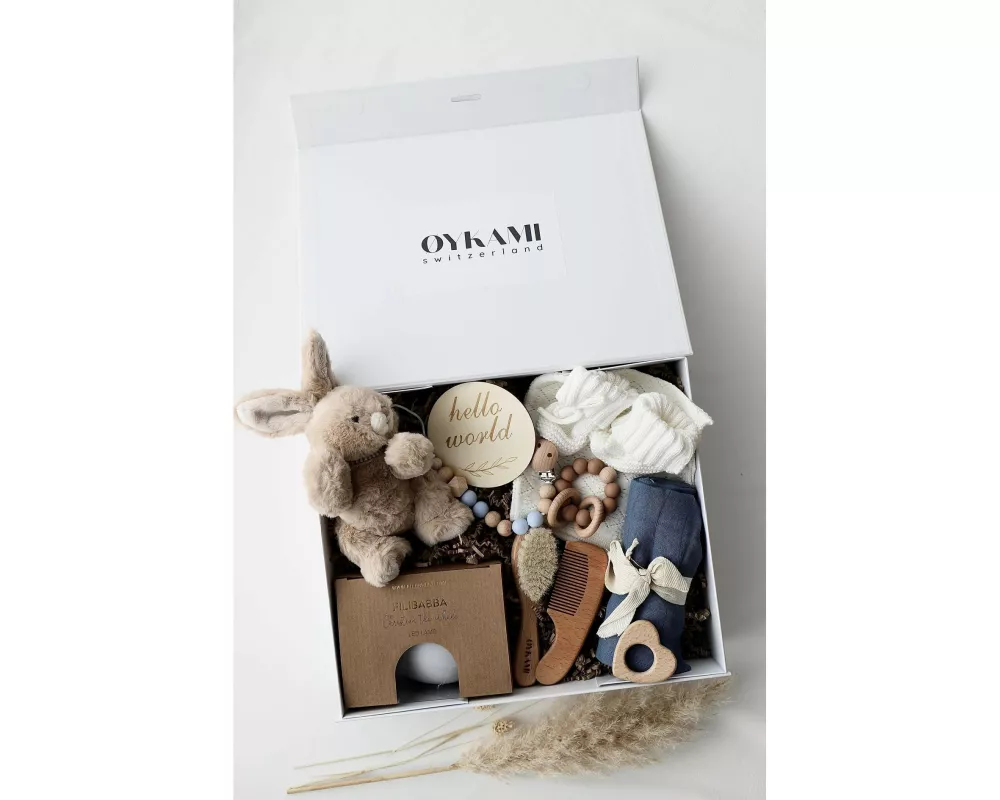 Oykami Geschenkset Paris Hase Braun