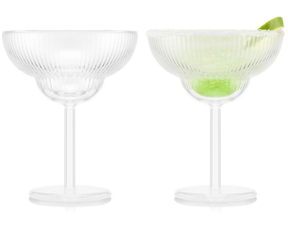 Bodum Douro Doppelwandgläser Margarita 2er Set Transparent, 0.3 l