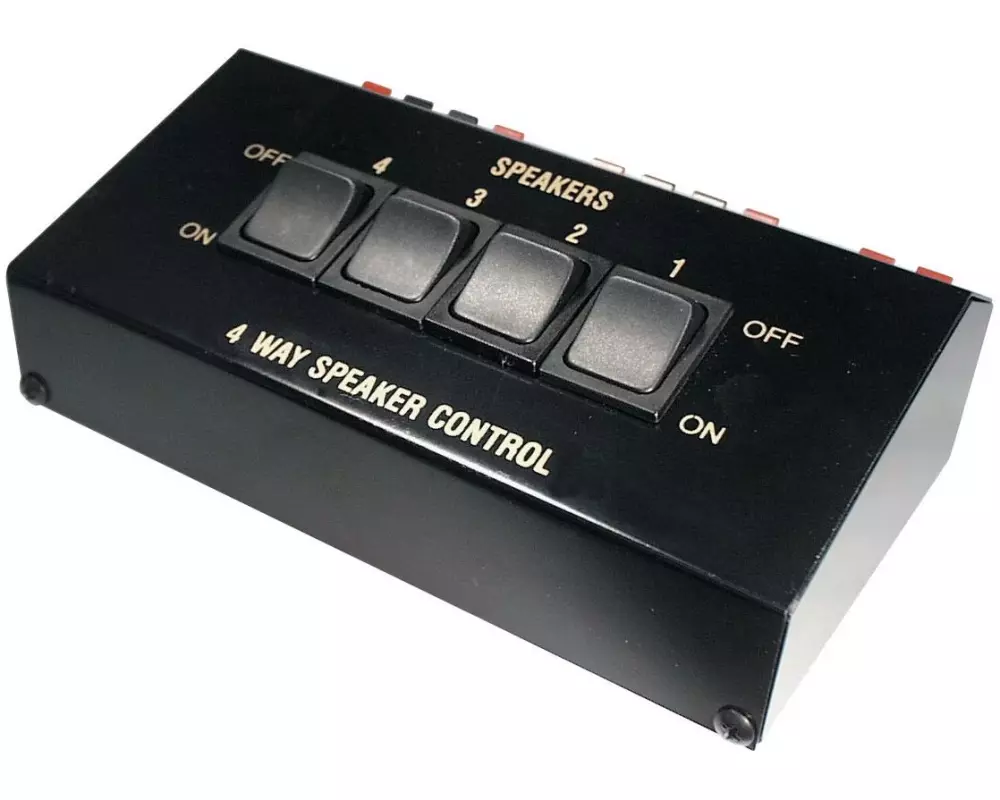 CE Lautsprecher-Umschaltpult 4-fach