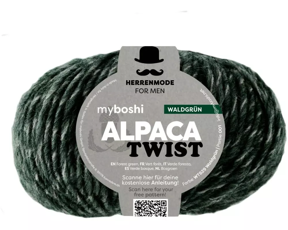 myBoshi Wolle Alpaca Twist Waldgrün