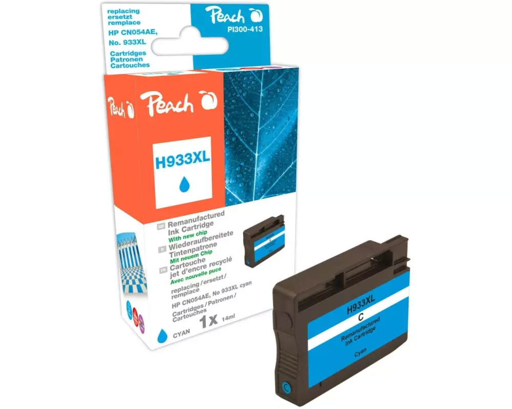 Peach Tinte HP Nr. 933XL (CN054AEE) Cyan