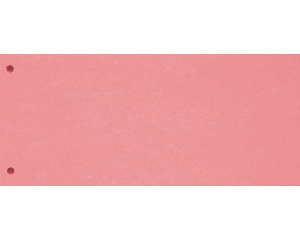 BIELLA Trennstreifen Karton 2 Loch 19919045U rot, 24x10.5cm 100 Stk.