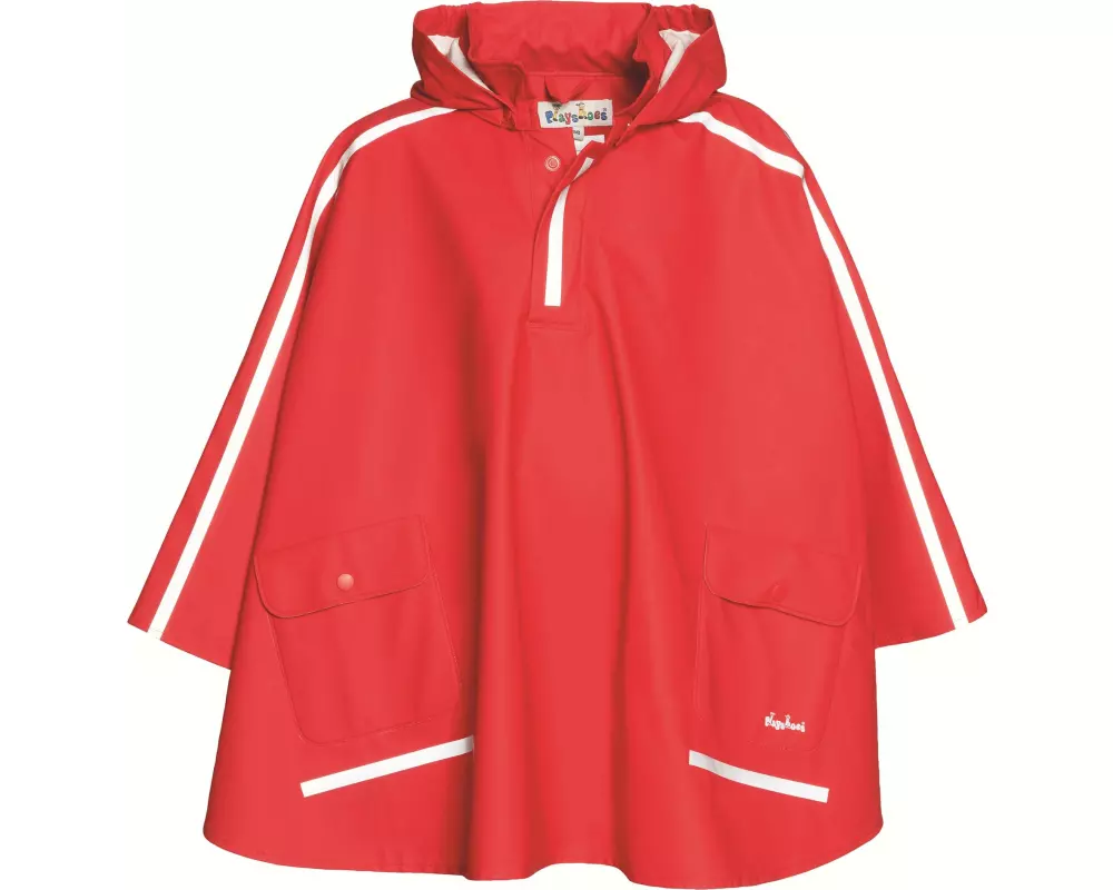 Playshoes Regenjacke langer Rücken Rot Gr. 140