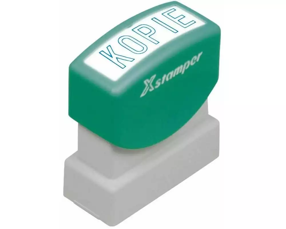 Xstamper Stempel Kopie, Blau