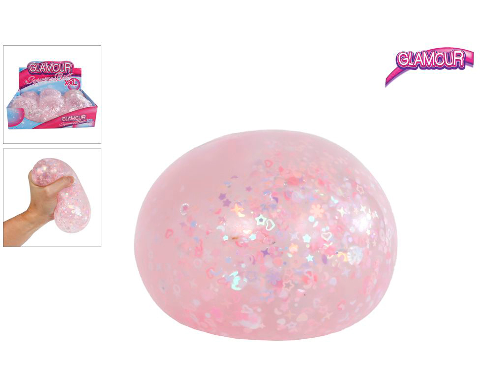 ROOST Squeeze Ball 9cm 621529 Glitzerblume