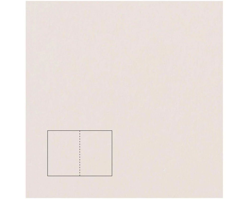 Rico Design Paper Poetry Essentials B6 Klappkarte Hochweiss