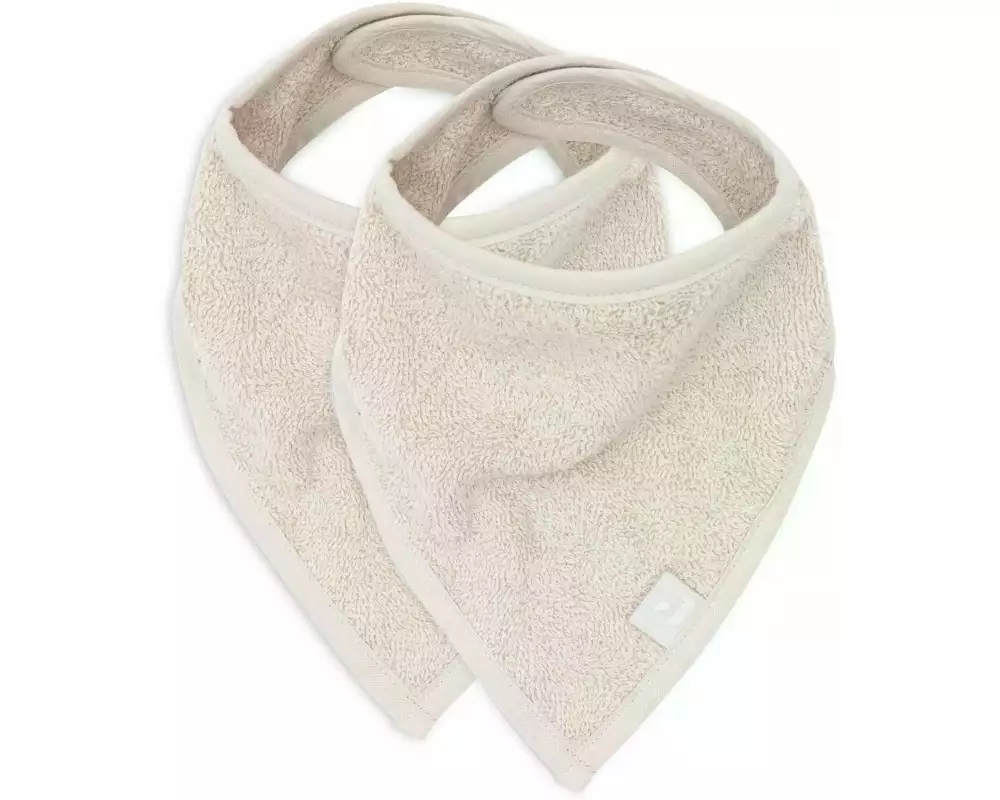 Jollein Dreieckstuch Frottee 2er Set Nougat