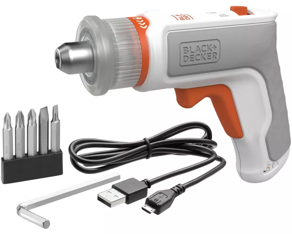 Black & Decker Akku-Schraubendreher BCRTA01-XJ 3.6 V Orange