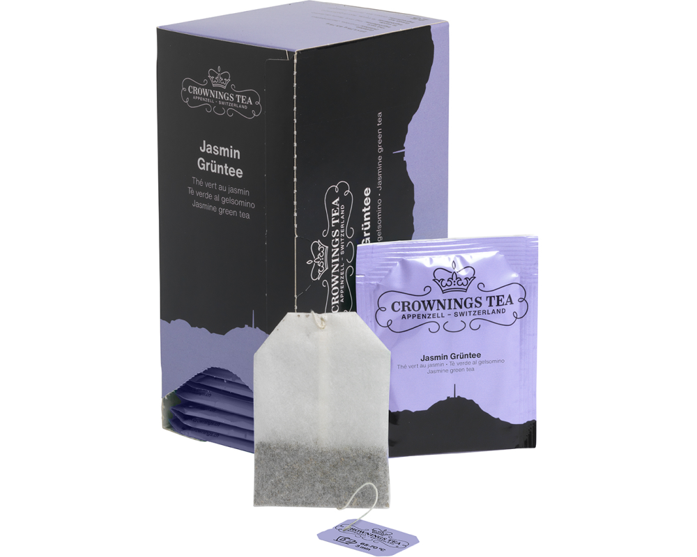 CROWNING'S Jasmin Grüntee 106561 Beutel 1.75g, 25 Stk.
