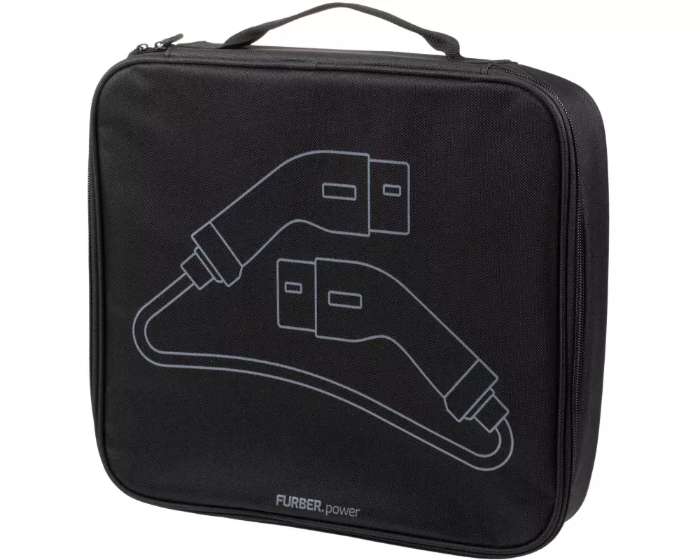 FURBER.power Tasche für Elektroauto Ladekabel Deluxe Schwarz