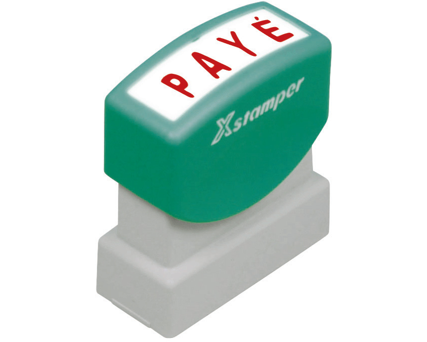 XSTAMPER Stempel Paye F102-R rot