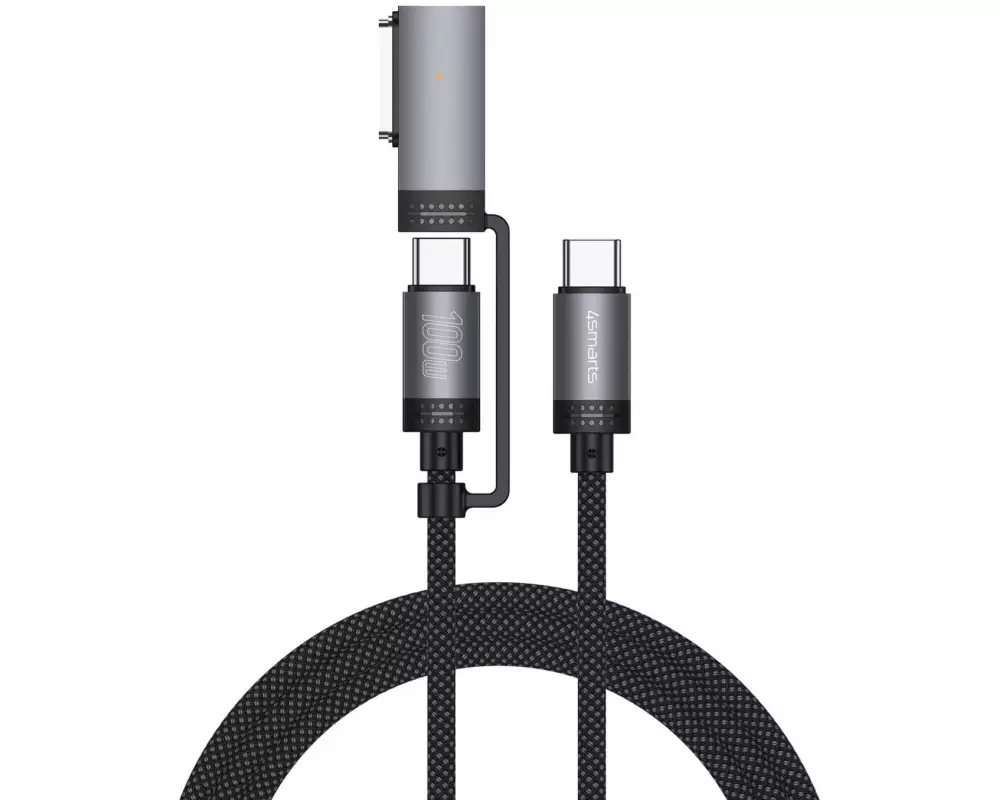 4smarts MagSafe 3 Adapter und USB-C Kabel USB-C - MagSafe 3 2 m
