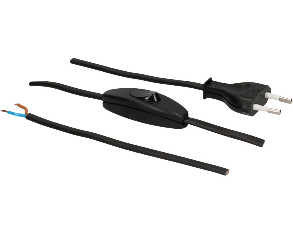 Max Hauri Netzkabel TDLF-T26 mit Schalter