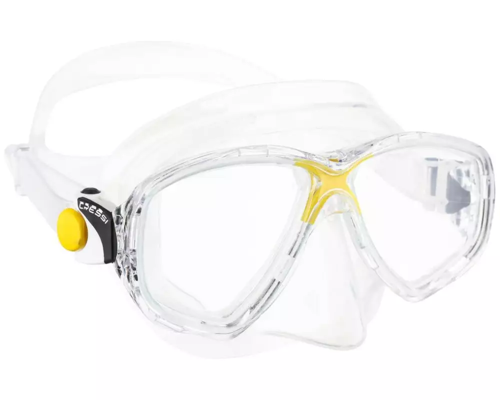 CRESSI Tauchmaske Marea Klar/Gelb