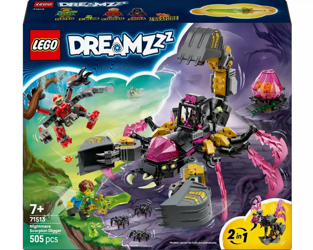 LEGO DreamZzz Albtraum-Skorpionbagger 71513