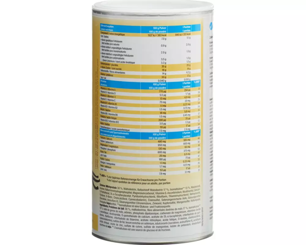 Inshape Pulver Vanille 420 g