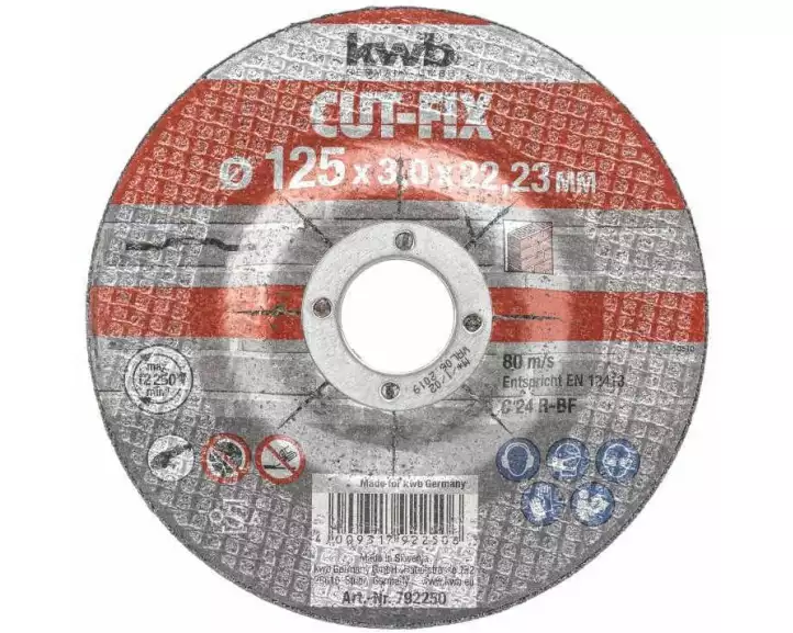 kwb Trennscheibe CUT-FIX, Stein Ø 125 x 3.0 mm