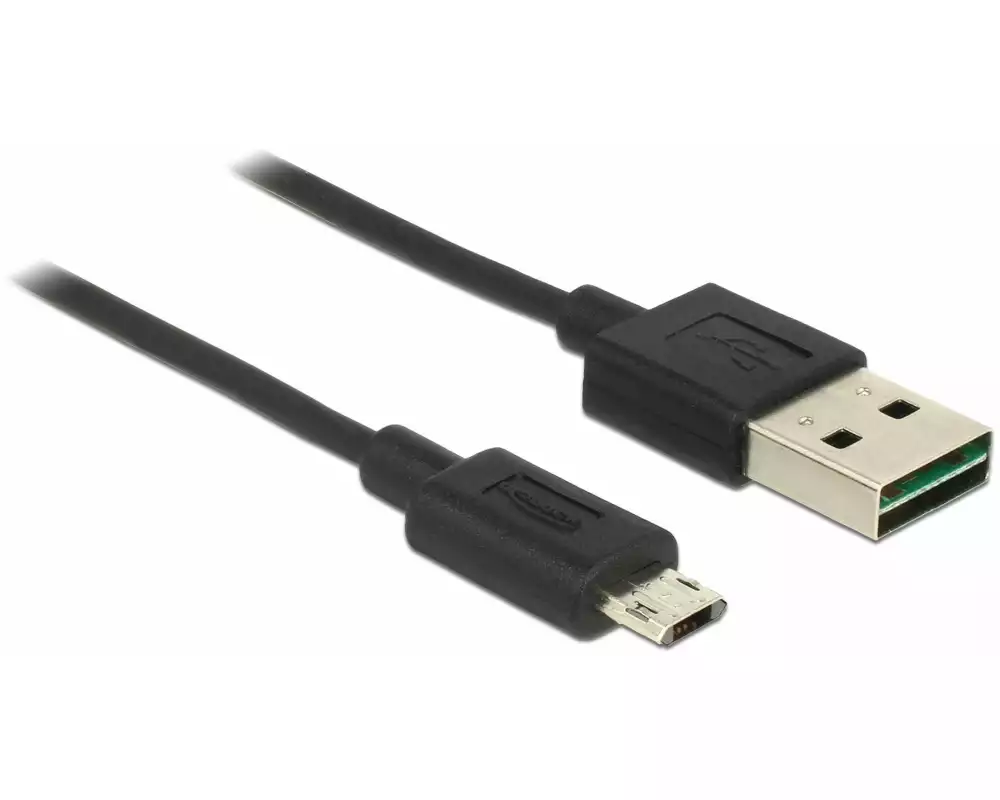 Delock USB 2.0-Kabel EASY-USB USB A - Micro-USB B 0.2 m