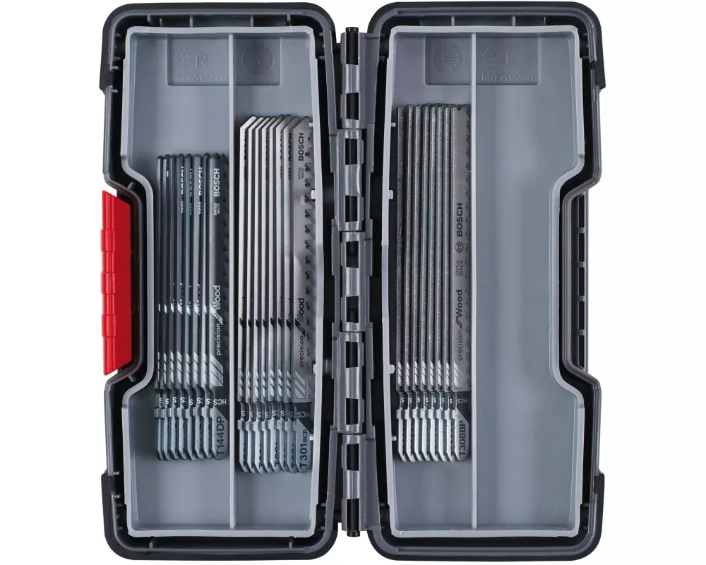Bosch Professional Stichsägeblätter-Set Wood Precision, 30-teilig