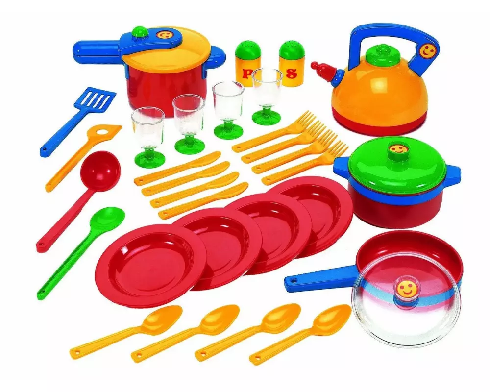 Klein-Toys Spiel-Geschirr Emmas Kitchen Grosses Topfset