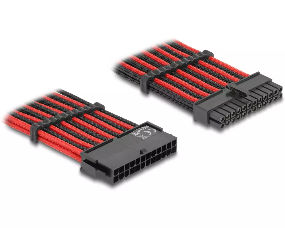 Delock Stromverlängerungskabel 24 Pin ATX zu 24 Pin ATX 30 cm
