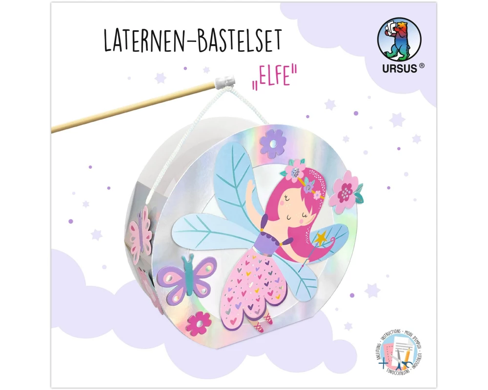 URSUS Laternen-Bastelset Elfe