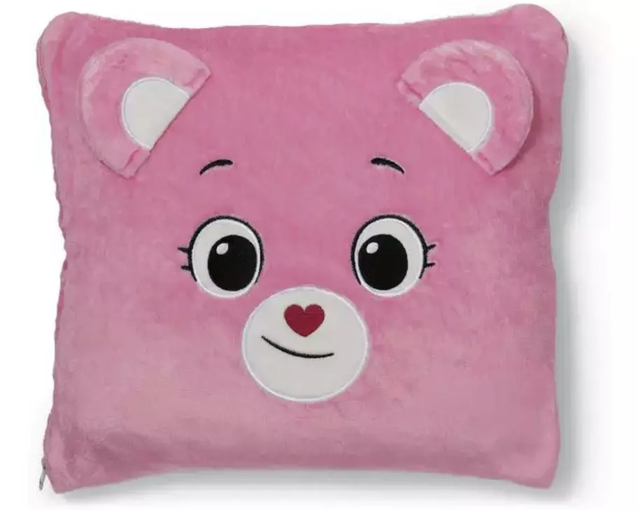 Nici Decke und Kissen Hurrabärchi, 35 cm, Pink