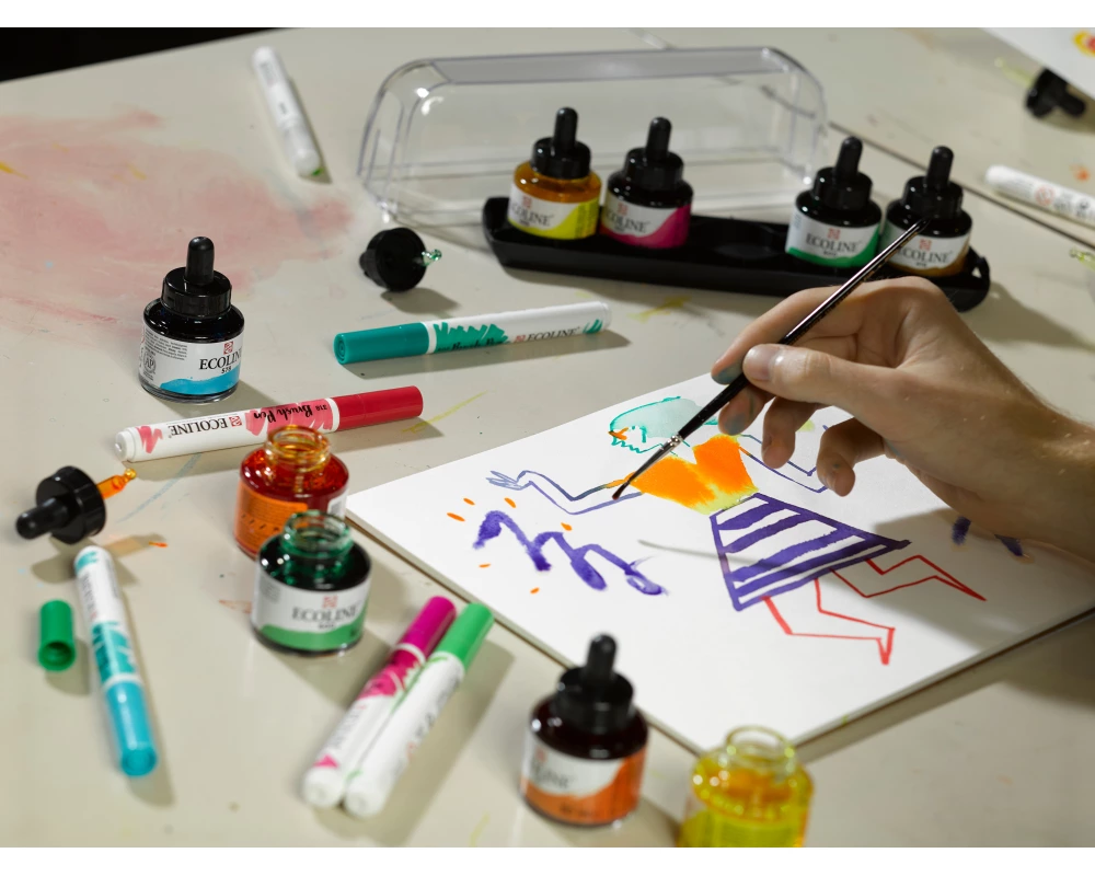 TALENS Deckfarbe Ecoline 30ml 11253811 pastel red