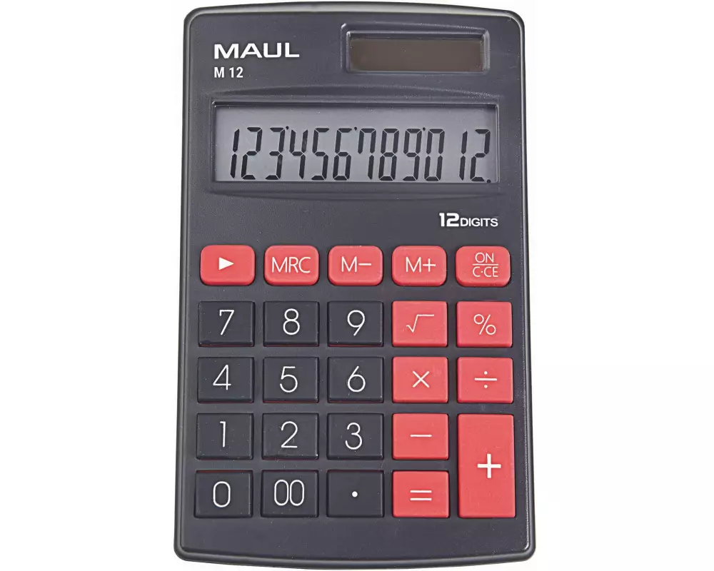 Maul Taschenrechner M12 Schwarz