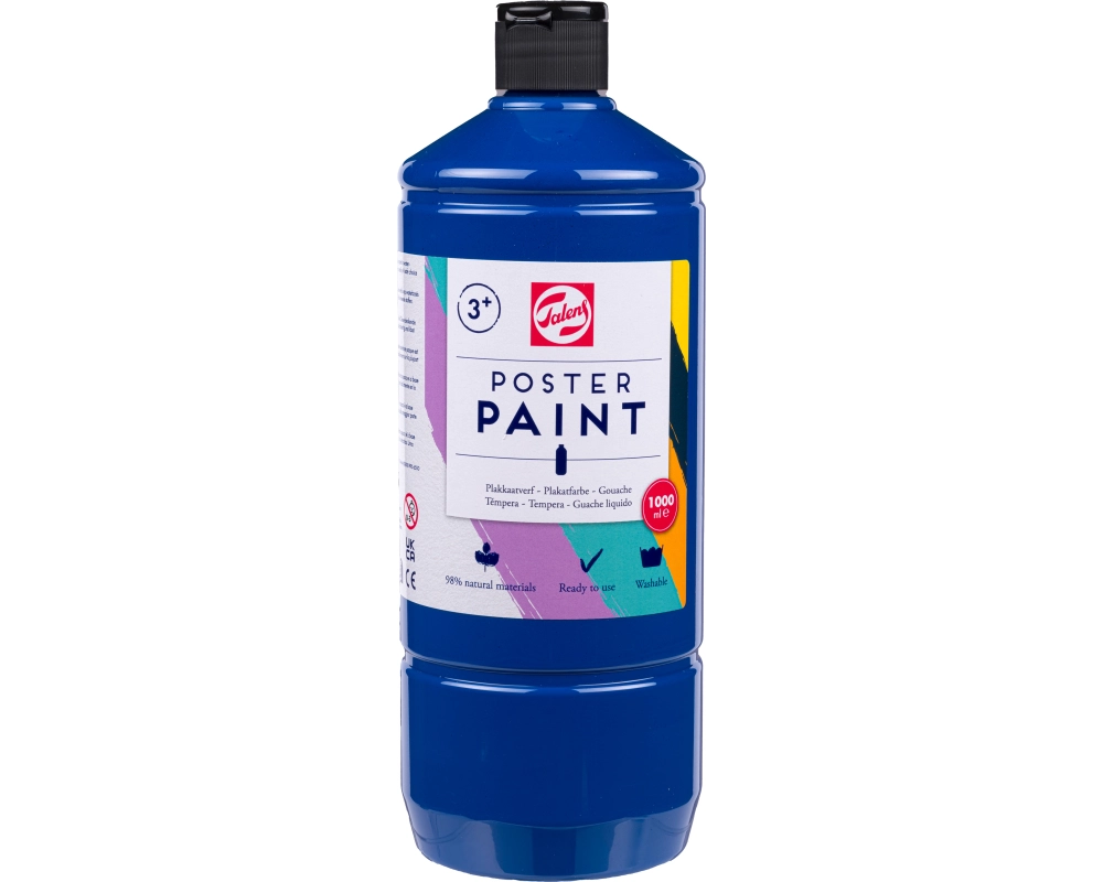 TALENS Plakatfarbe 1000ml 36715021 tiefblau