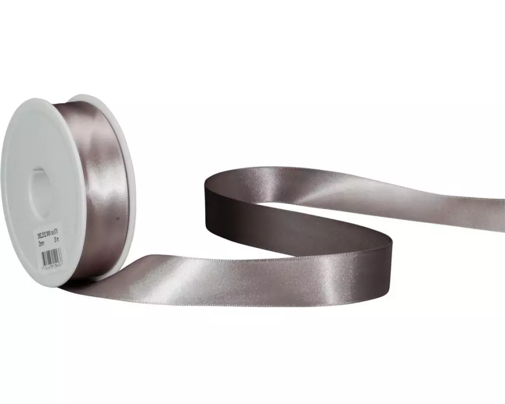 Spyk Spyk Geschenkband Satin 25 mm x 25 m, Silber