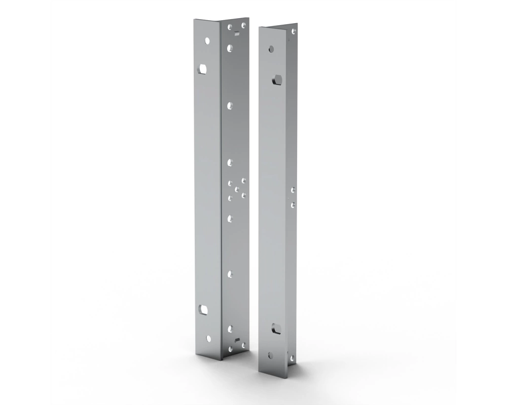 SCHROFF 19''-Winkel Typ F mit Grifflöchern für Edelstahldichtung - 19"WINKEL 6HE M.GR. 2STK