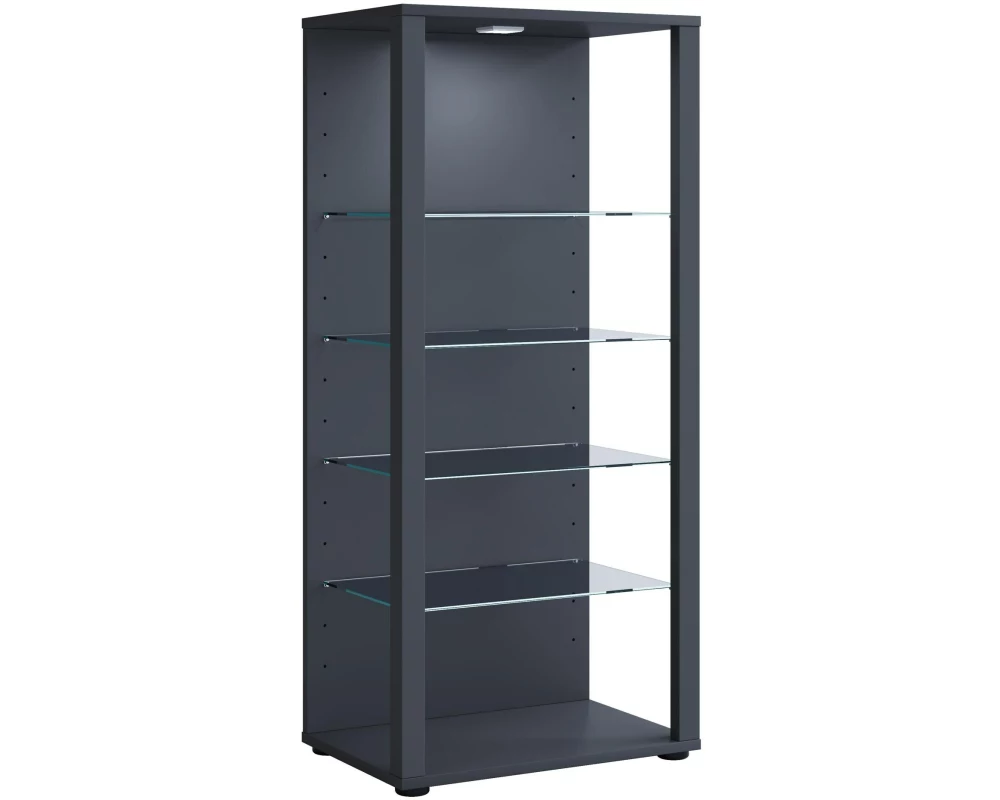 VCM Vitrine Glasol III 52 x 115 cm, Schwarz