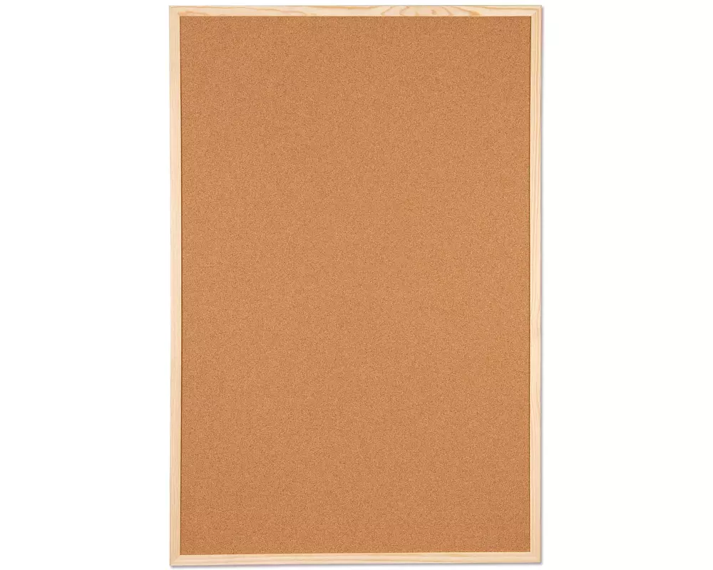 dufco Pinnwand 60 cm x 90 cm, Hellbraun