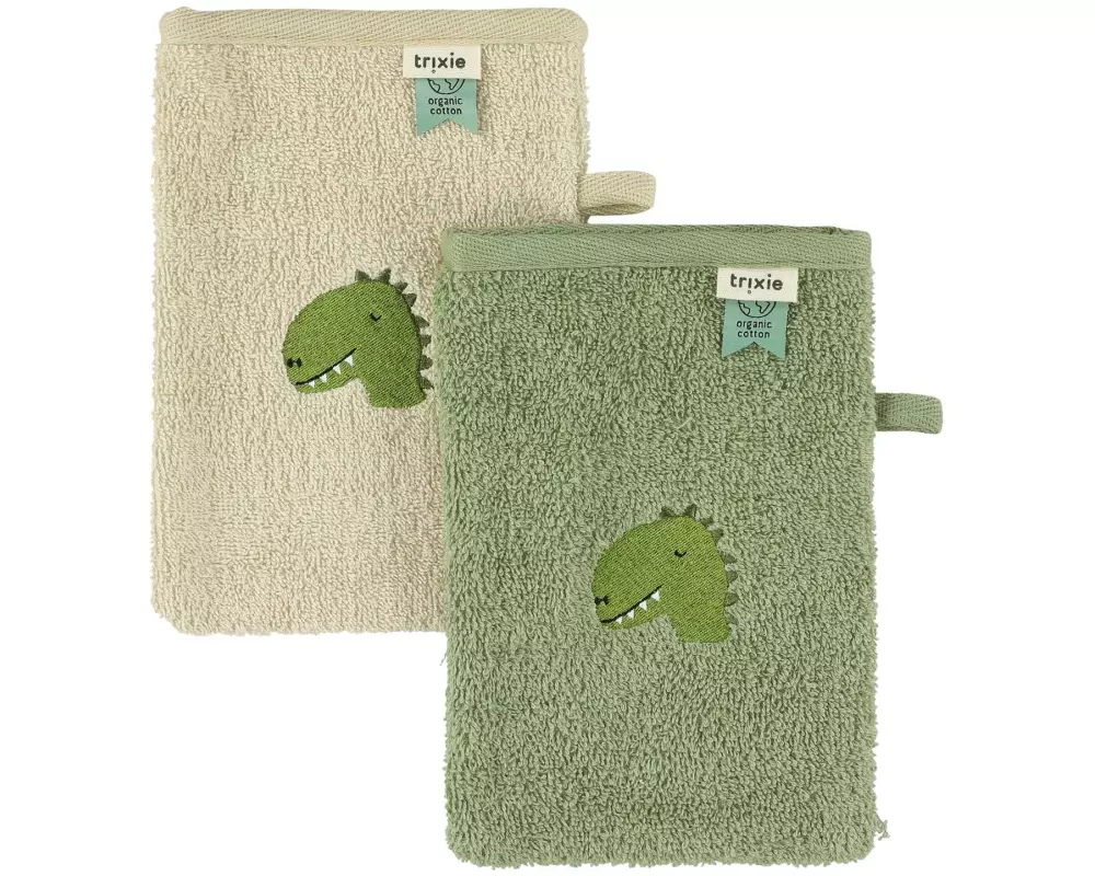 Trixie Baby-Waschhandschuh 2er Set Dino