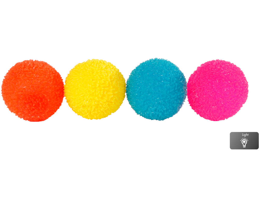 ROOST Zuckerball 621407 mit Licht, 4 ass. 7cm