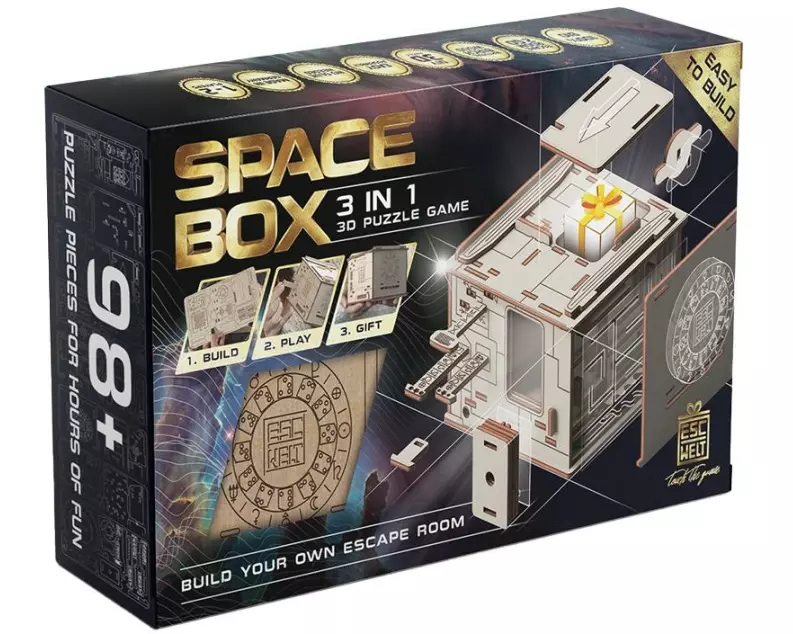 Escape Welt Rätselspiel Space Box Bausatz