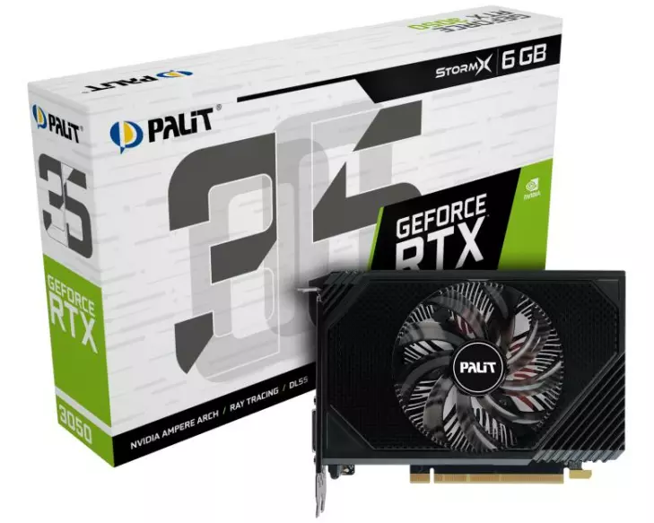 Palit Grafikkarte GeForce RTX 3050 StormX 6 GB