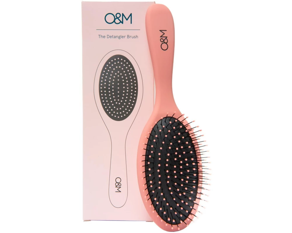 O & M The Detangler Brush Pink Entwirrbürste Kunststoff Pink