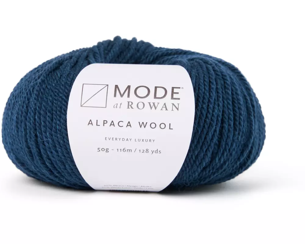 Mode at Rowan Wolle Alpaca Wool 50 g, 116 m, Blau