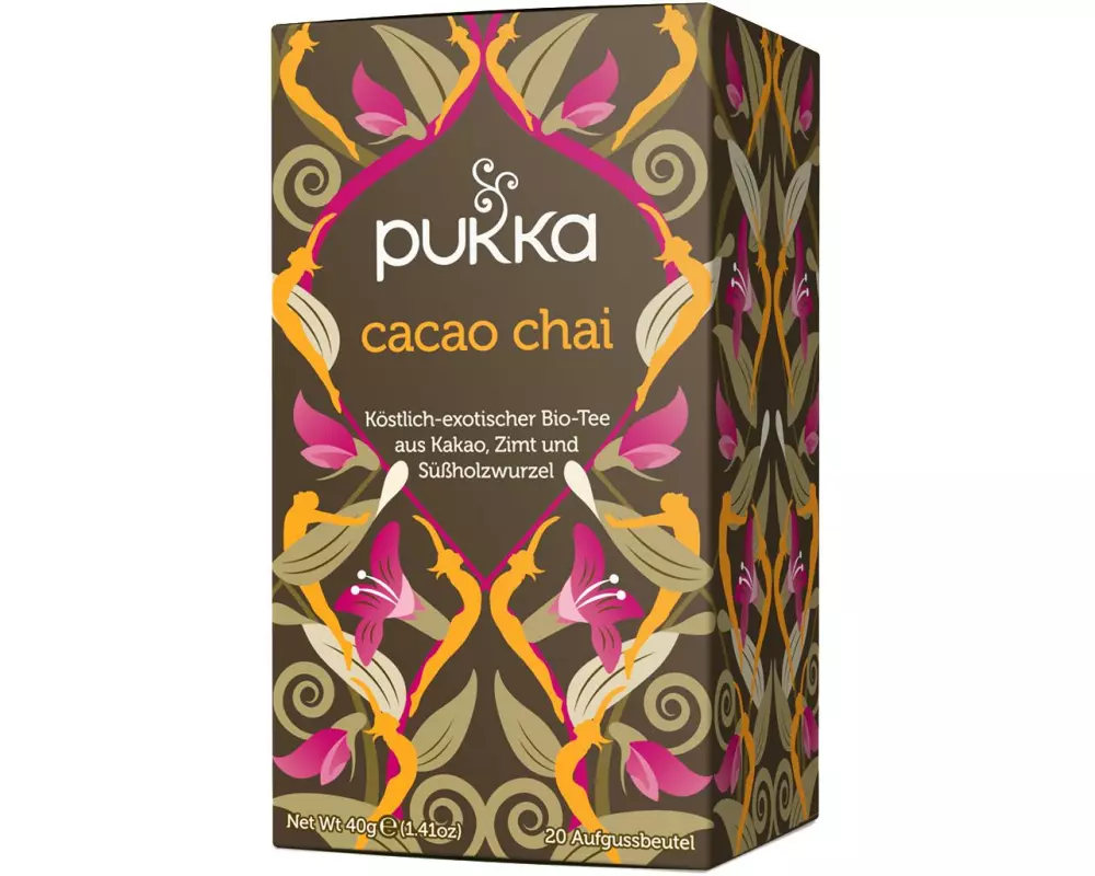 Pukka Teebeutel Cacao Chai Bio-Tee 20 Stück