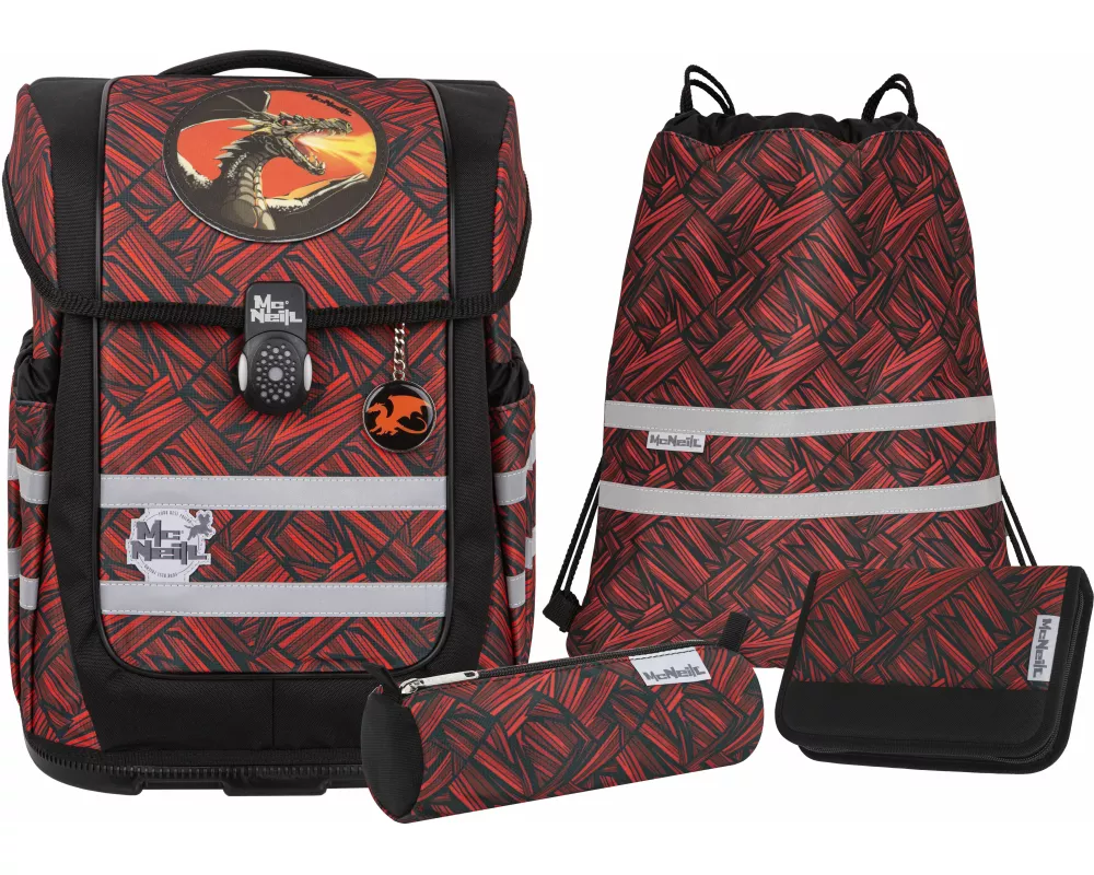 MCNEILL Schulthek-Set ERGO COMPACTO 9660261000 ZACK 5-teilig