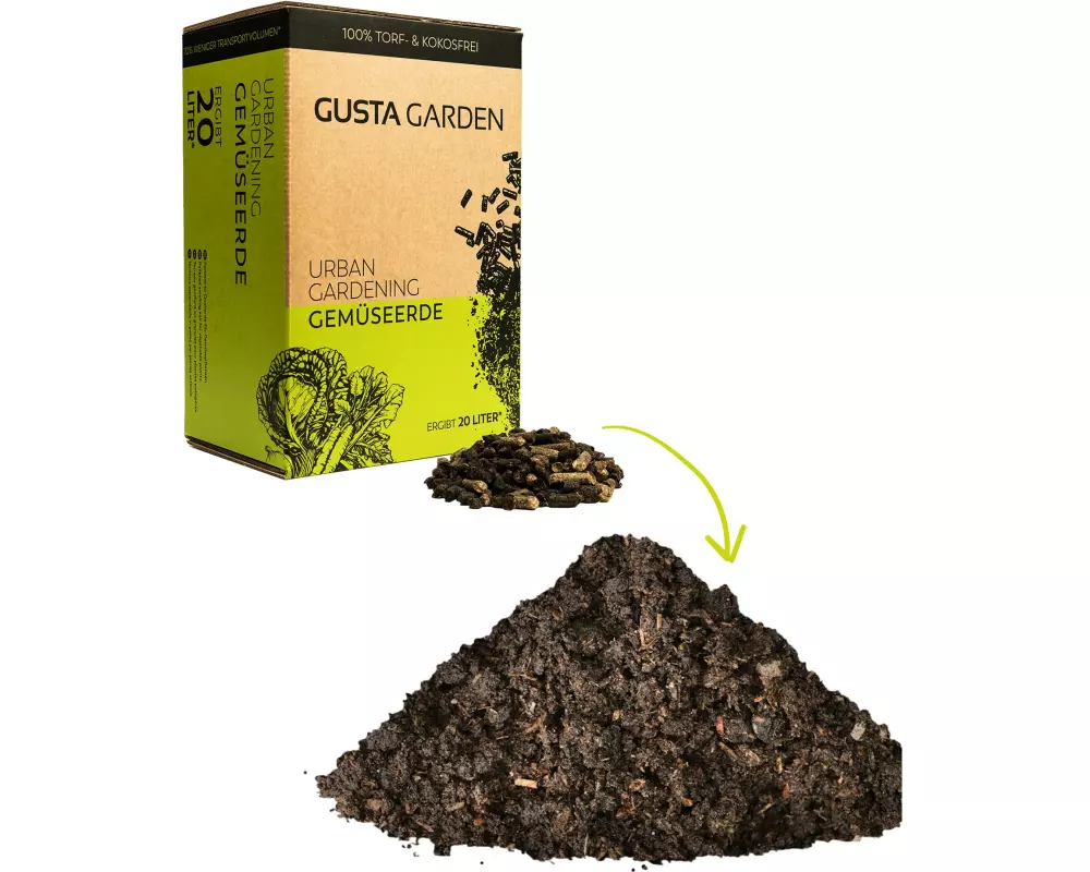 Gusta Garden Pelletierte Quellerde 4.6 kg