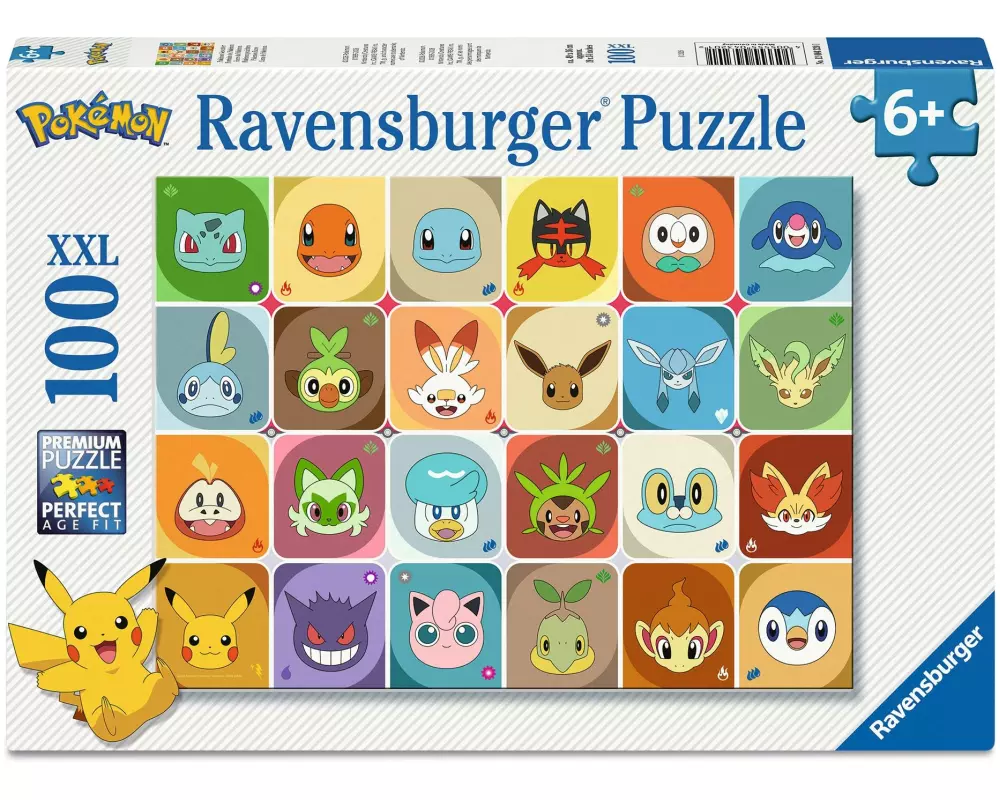 Ravensburger Kinderpuzzle Pokémon 100 XXL Teile