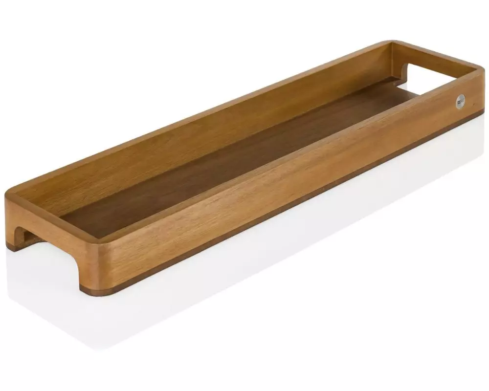 AdHoc Serviertablett Serve Slim 60 x 15.5 cm, Walnuss