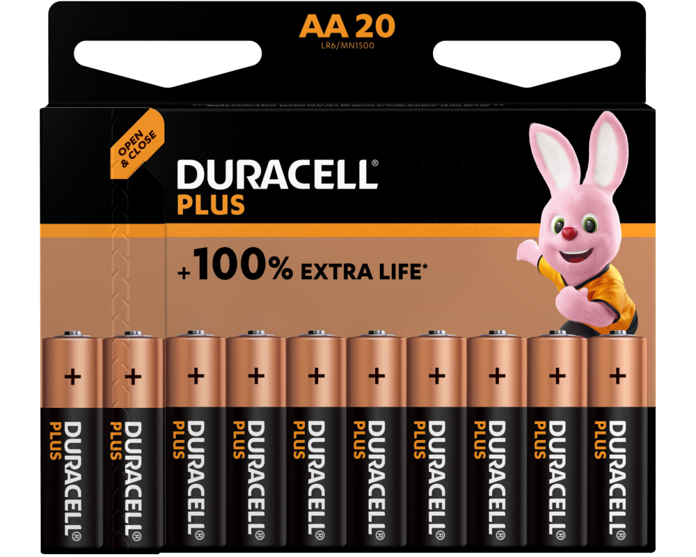 DURACELL Batterie Plus Power 4-017986 AA/LR6 20 Stück