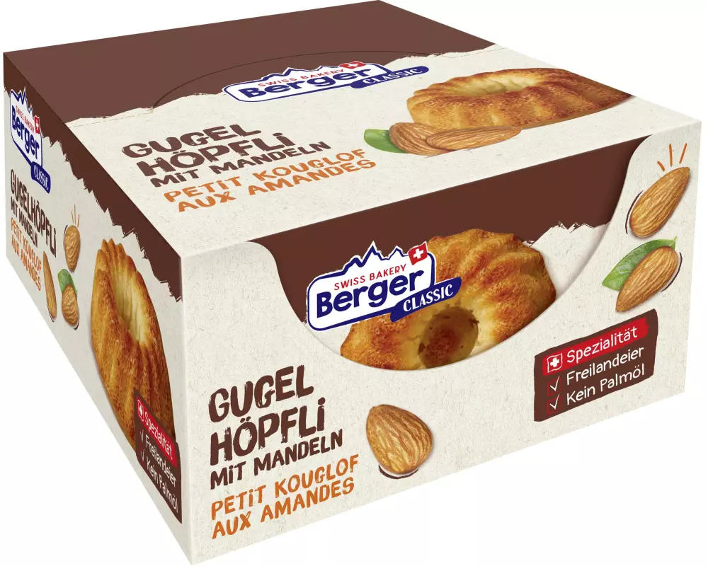 Berger Gugelhöpfli aux Amandes 12 x 45 g