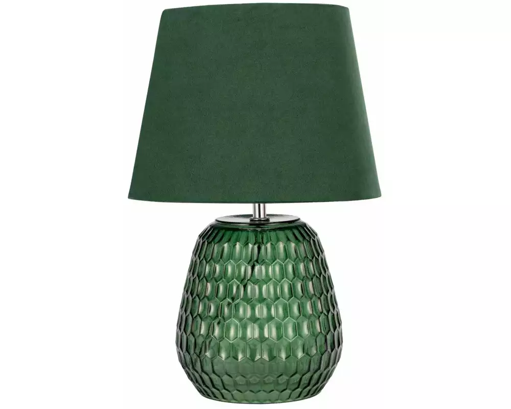 Pauleen Tischleuchte Crystal Velours 1x E14 Grün