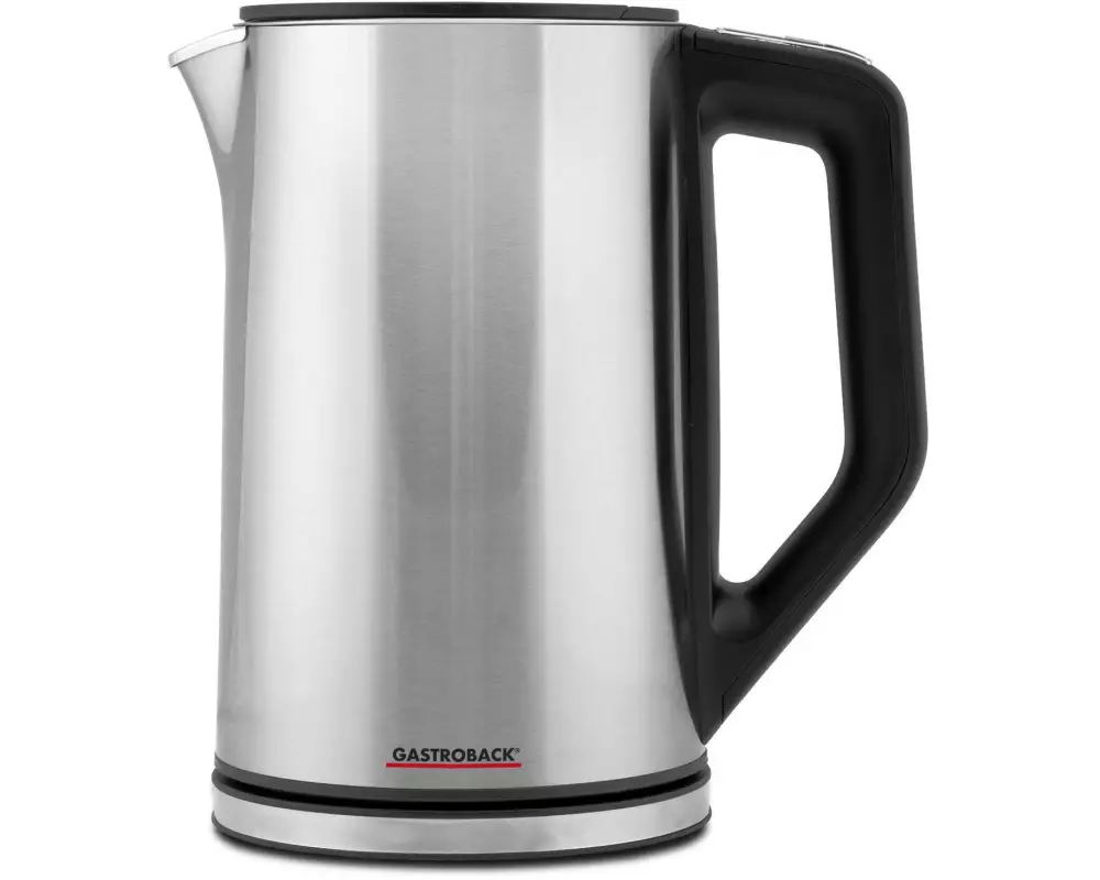Gastroback Wasserkocher Cool Touch 1.5 l, Silber