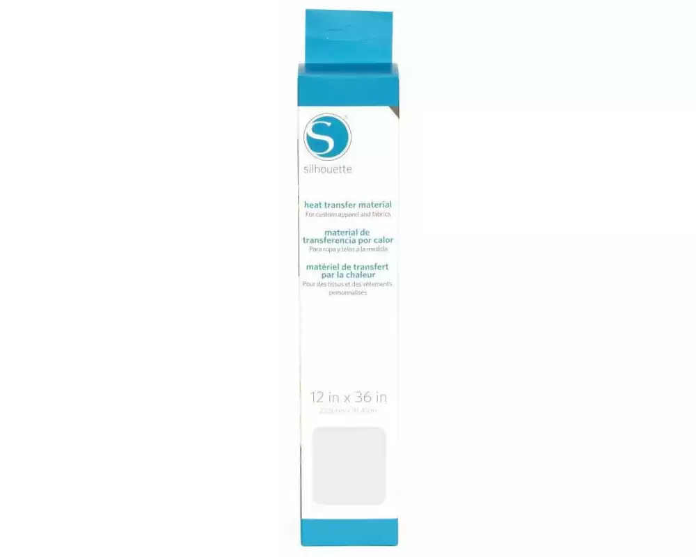 Silhouette Aufbügelfolie 30.5 cm x 90 cm Weiss, beflockt